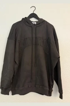 New Haute L'Amitié L'Amitié Application Hoodie HL10372 Dark Grey