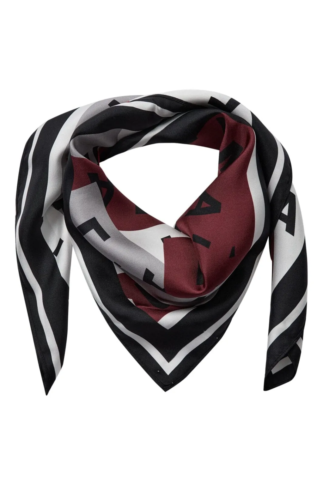 Online Haute L'Amitié L'Amitié Silk Scarf HL10016 Amarone