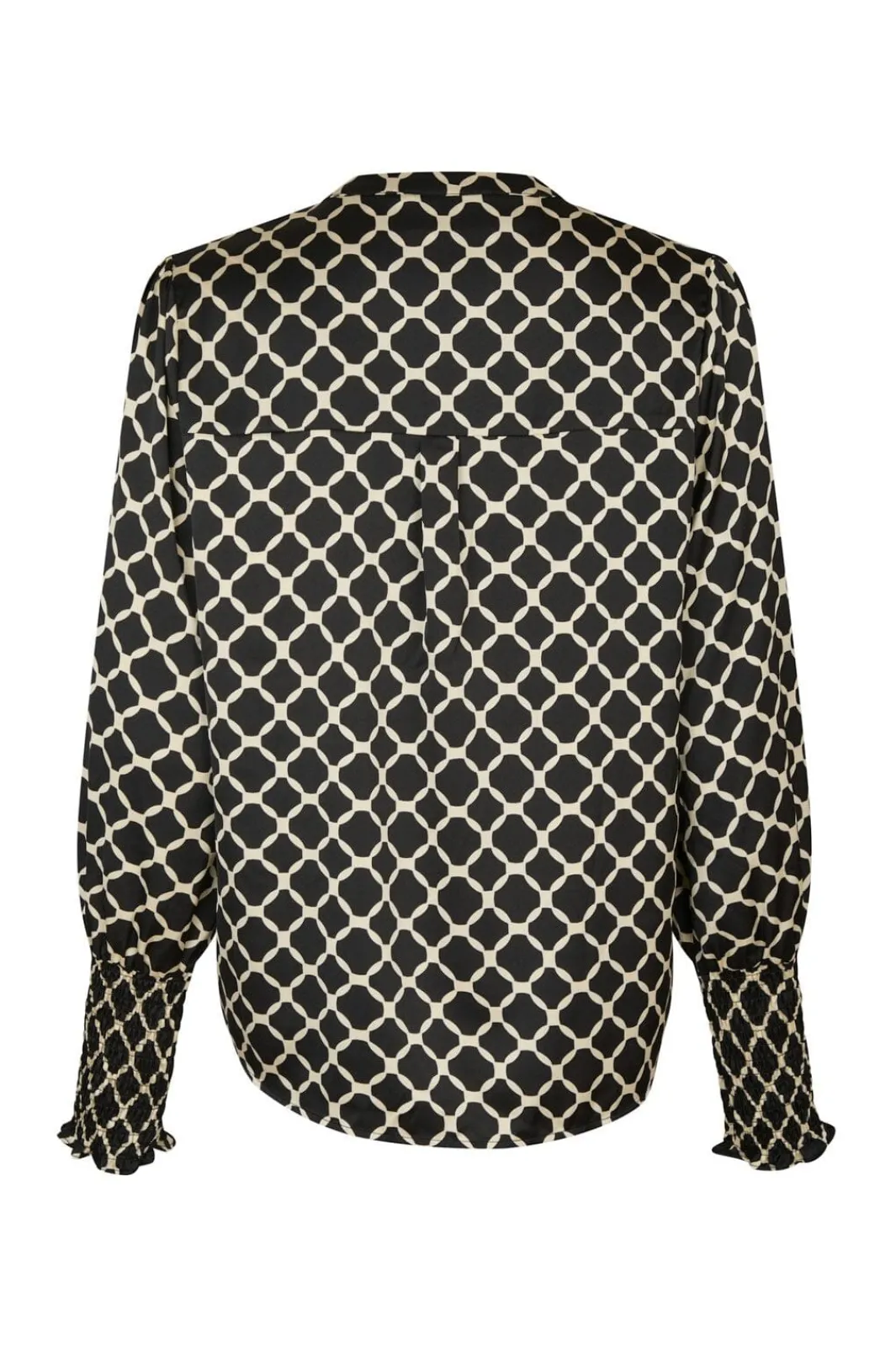 Hot Neo Noir Landa Tile Print Blouse 166926 100