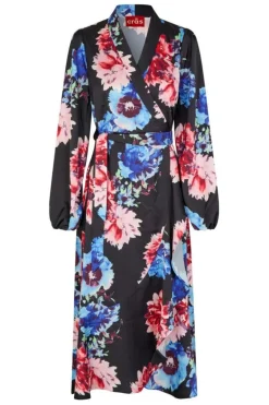 Sale Cras Lara Dress 8037 8037 Black Blossom