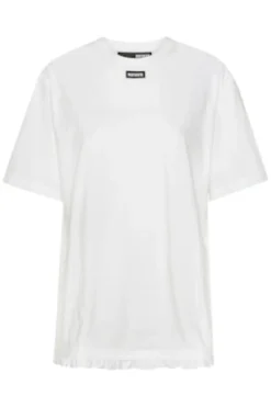 Online Rotate Large T-shirt W/ Ruffle 115282400 400 Bright White