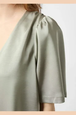 Clearance Neo Noir Largo Heavy Sateen Blouse 160108 627