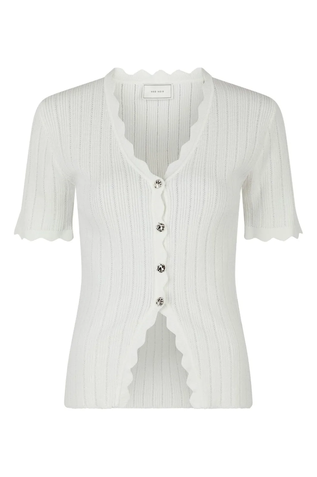 Discount Neo Noir Larifa Stitch Knit Tee 165311 120