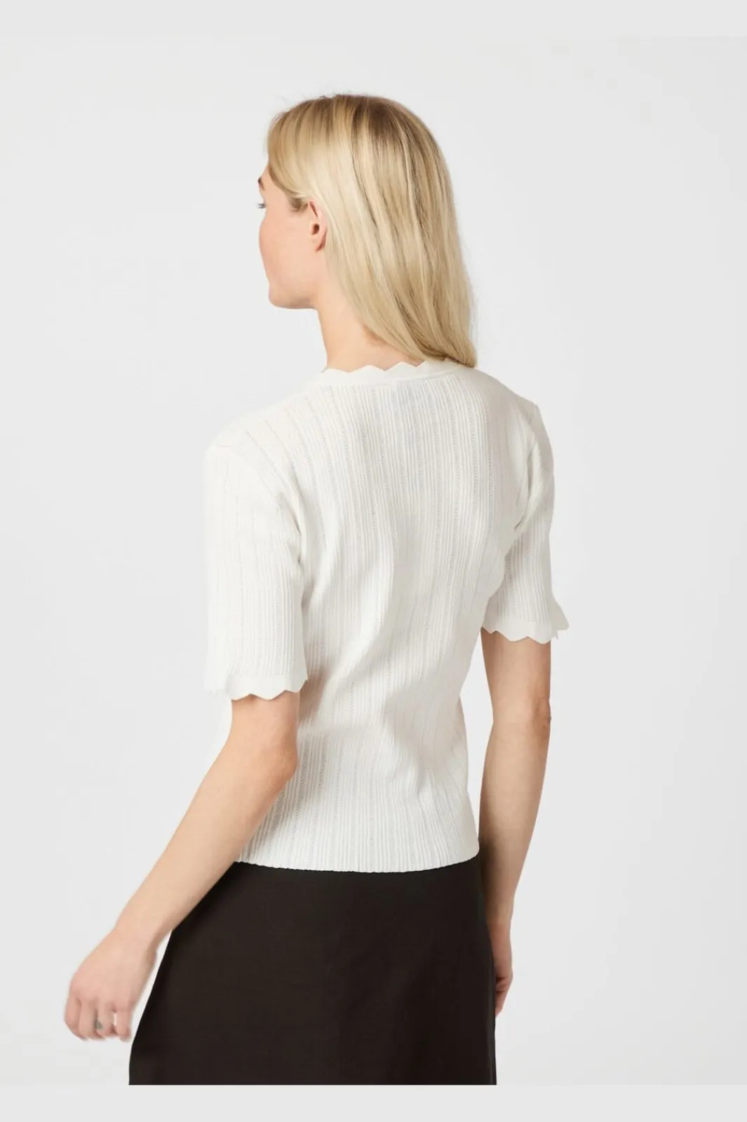 Discount Neo Noir Larifa Stitch Knit Tee 165311 120