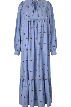 Hot Lollys Laundry Latourll Maxi Dress Ls25435-3007 22 Light Blue