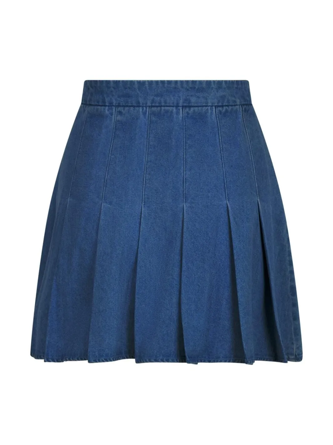 Neo Noir Laurina Denim Skirt Dark Blue