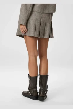 Hot Neo Noir Laurina Herringbone Skirt 165879 306