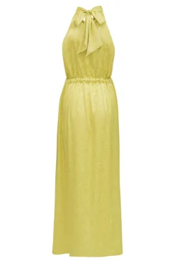 Hot Karmamia Layla Dress Yellow Paisley Jacquard