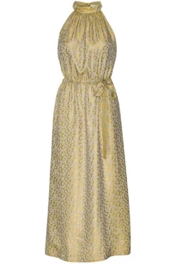 New Karmamia Layla Dress Gold Leo Silk