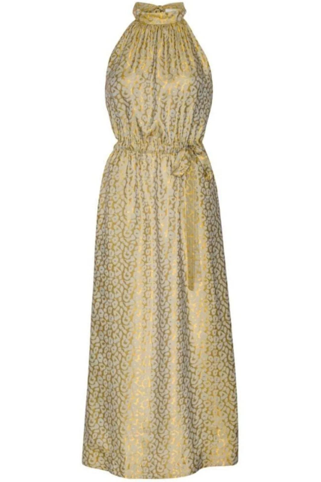 New Karmamia Layla Dress Gold Leo Silk
