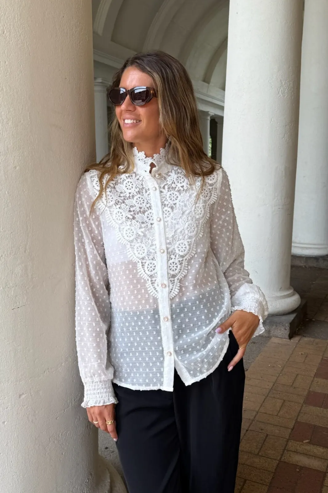 Discount Dear Molly Leah 137099B White