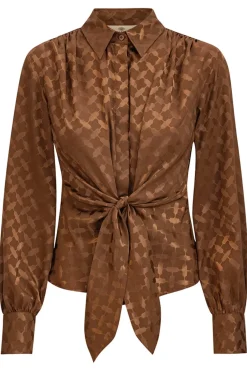 Hot Karmamia Lee Shirt Camel Keffiyeh Jacquard