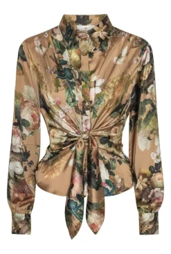 Karmamia Lee Shirt Tan Bloom
