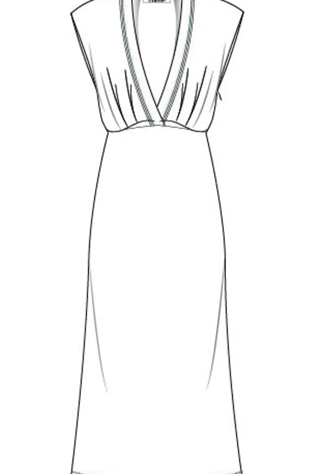 Hot Haute L'Amitié L'Egance Drape Dress HL10041 Black