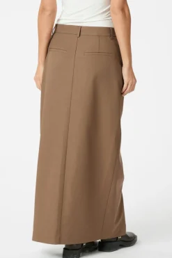 Outlet Neo Noir Leland Solid Skirt 164524 Taupe