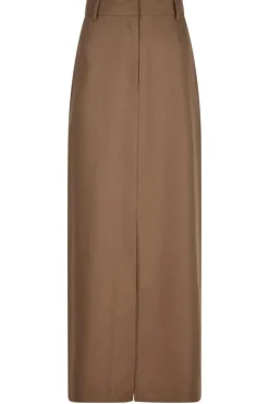 Outlet Neo Noir Leland Solid Skirt 164524 Taupe