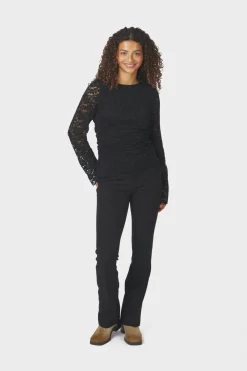 Sale Neo Noir Lenida Lace Blouse 166833 100