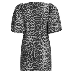 Outlet Co´Couture Leocc Crop Puff Dress 36383 140 Dark Grey