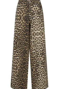 Best Co´Couture Leocc Denim Panel Pant 31229 16 Khaki