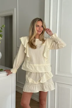 Outlet BYIC Leonoraic Lace Mini Skirt creme Creme