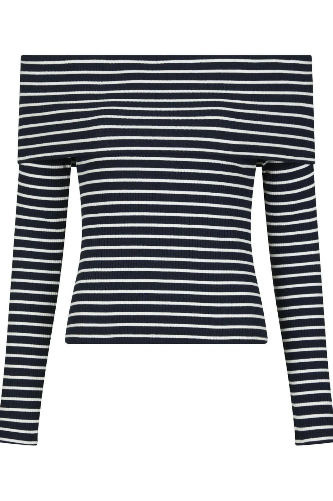 Outlet Neo Noir Lessy Stripe Blouse Dark Navy