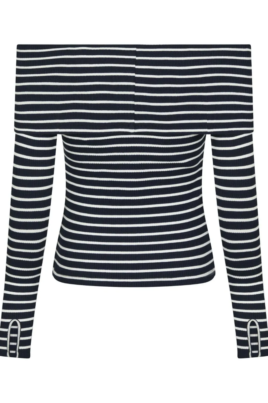 Outlet Neo Noir Lessy Stripe Blouse Dark Navy