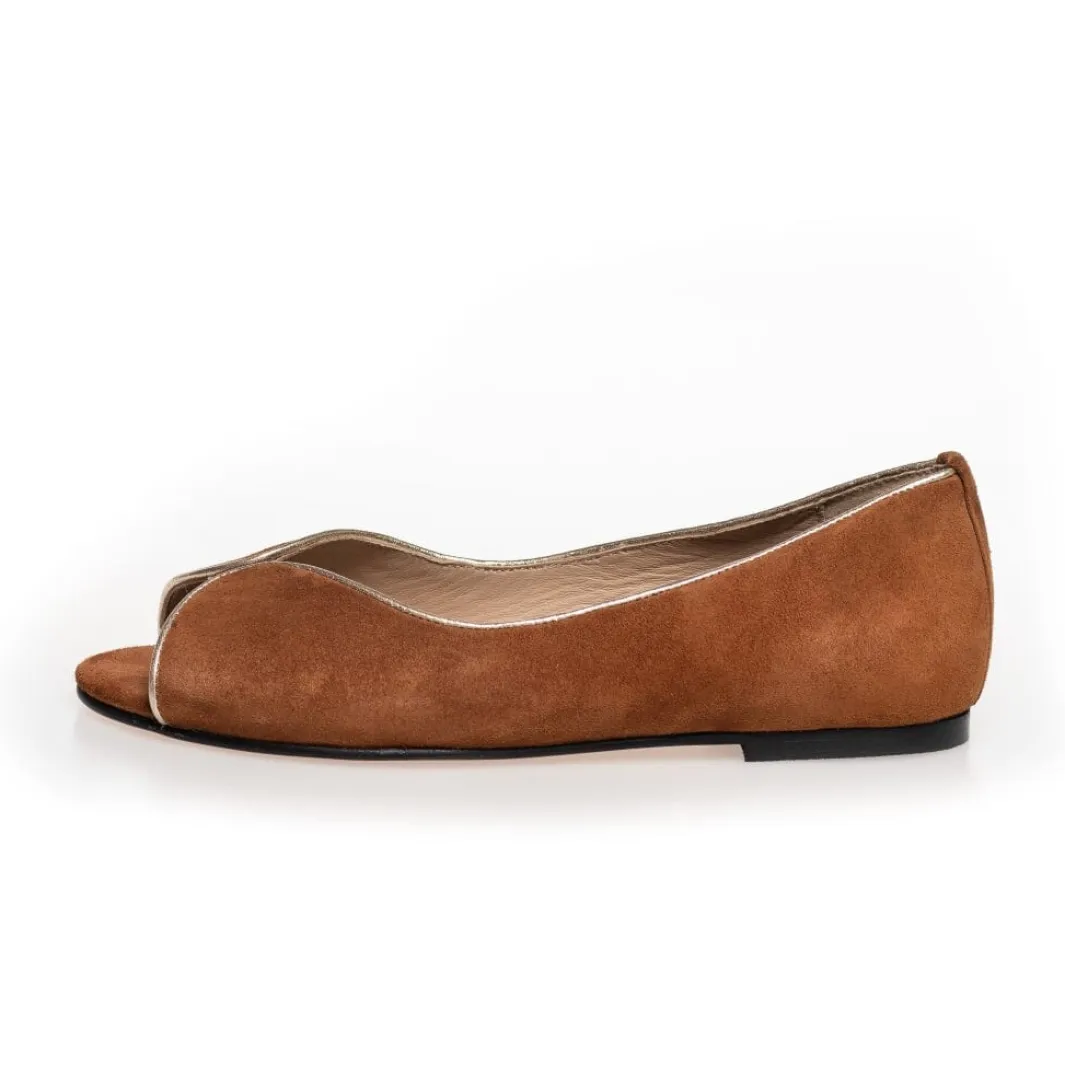 New Copenhagen Shoes Like A Melody Suede 0241 Cognac