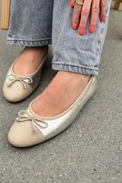 Outlet Copenhagen Shoes Like Moving 0033 Gold/Nude