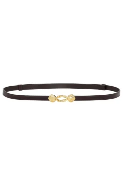 Plissé Copenhagen Lili Belt Brown