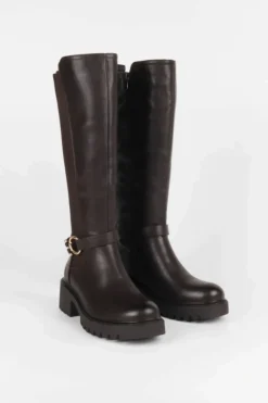 Best Bloom Lilia Boots Dark Maroon