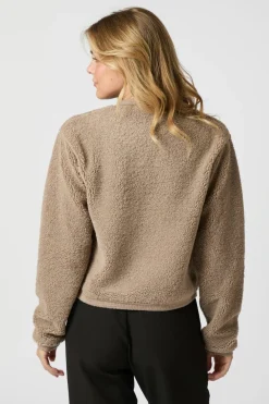 Online Neo Noir Limo Fluffy Knit Cardigan 161963 125