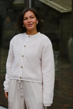 Best Neo Noir Limo Fluffy Knit Cardigan 161963 122