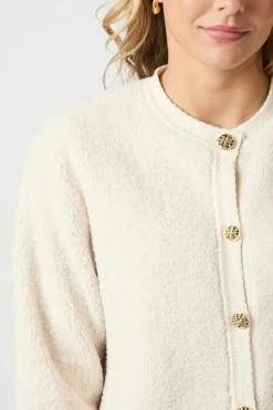Best Neo Noir Limo Fluffy Knit Cardigan 161963 122