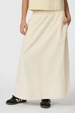 New Neo Noir Link C Poplin Skirt Light Yellow