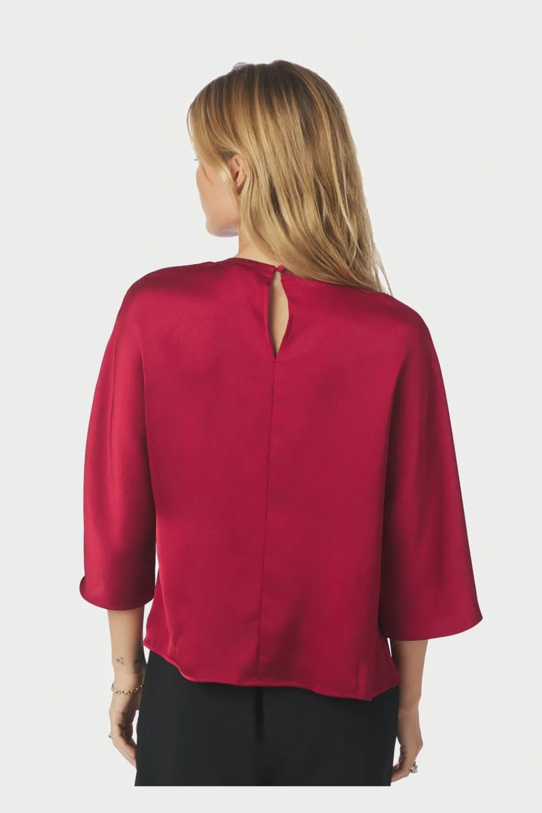 Clearance Neo Noir Liora Heavy Sateen Blouse 165567 321