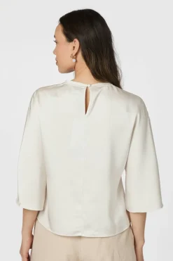 Outlet Neo Noir Liora Heavy Sateen Blouse 165567 621