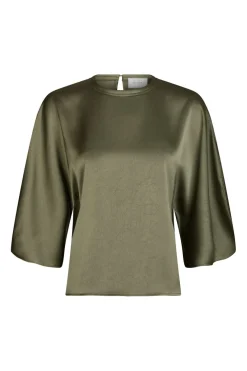 Online Neo Noir Liora Heavy Sateen Blouse 165567 255