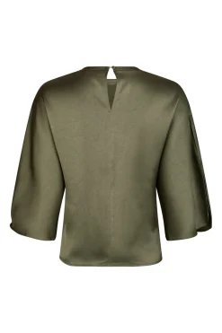Online Neo Noir Liora Heavy Sateen Blouse 165567 255