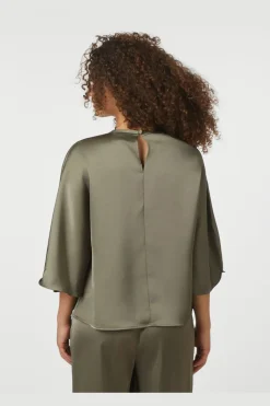 Online Neo Noir Liora Heavy Sateen Blouse 165567 255