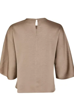 Clearance Neo Noir Liora Heavy Sateen Blouse 165567 811