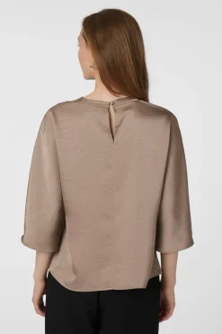 Clearance Neo Noir Liora Heavy Sateen Blouse 165567 811
