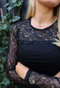 Liberte Lisa Ls Lace Blouse 2 22277 Black