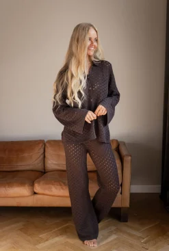 Online Molly&My x Julie Elgaard Liva Knit Pants 167101 676