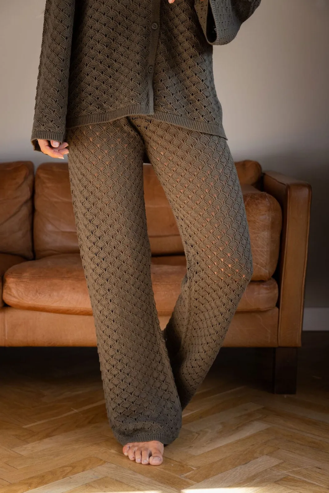 Sale Molly&My x Julie Elgaard Liva Knit Pants 167101 176