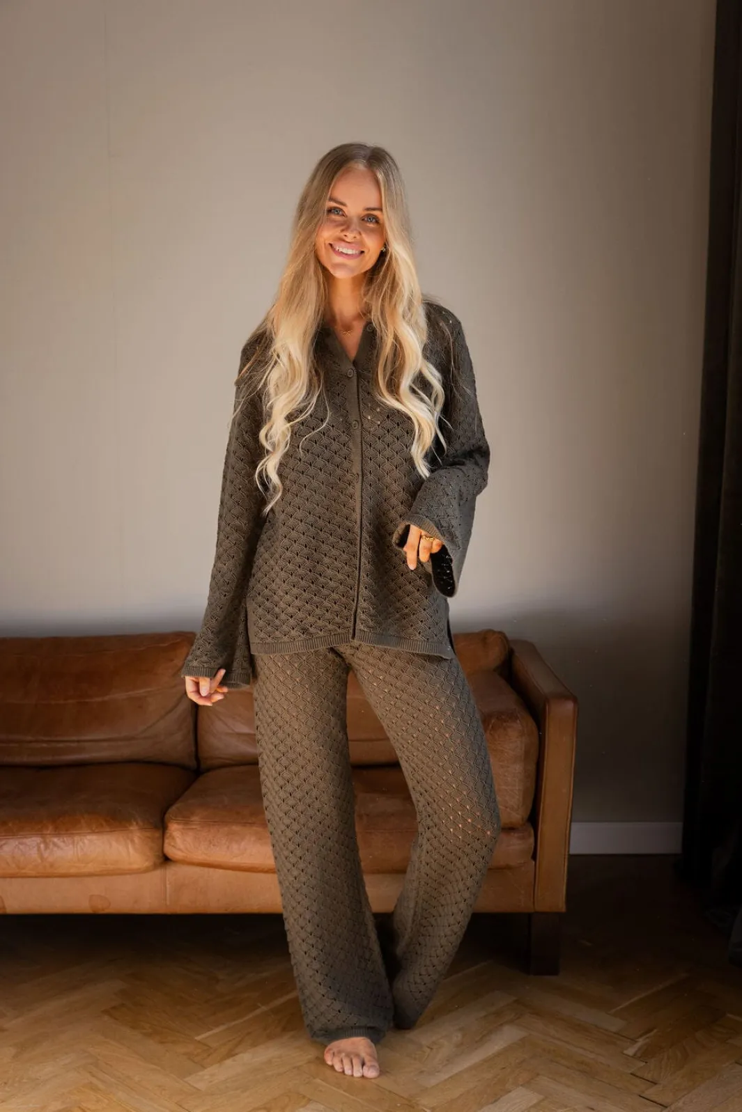 Sale Molly&My x Julie Elgaard Liva Knit Pants 167101 176