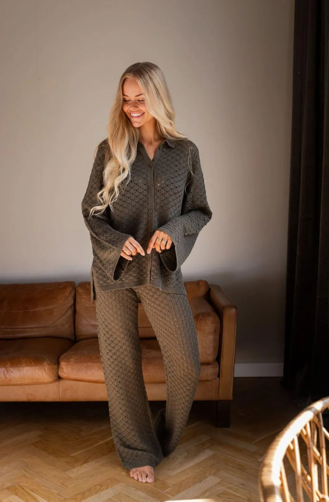 Sale Molly&My x Julie Elgaard Liva Knit Pants 167101 176