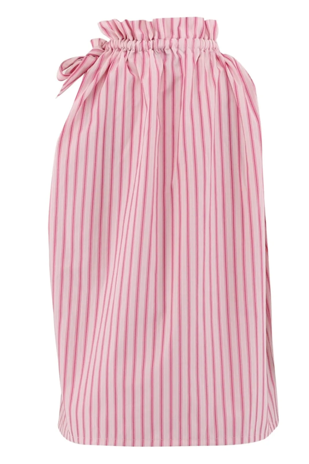 Clearance Continue Liva Poplin Stripe 14906 Pink Stripe