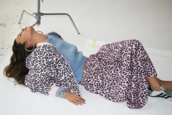 Sale Lollys Laundry Liwll Bomber Jacket Ls Os25579-7001 72 Leopard Print