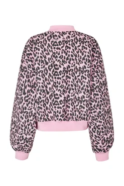 Sale Lollys Laundry Liwll Bomber Jacket Ls Os25579-7001 72 Leopard Print