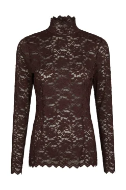 Discount Neo Noir Liza Laceflower Blouse 161473 174